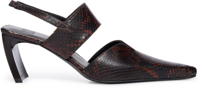 KNWLS Snake Embossed Serpent Mules