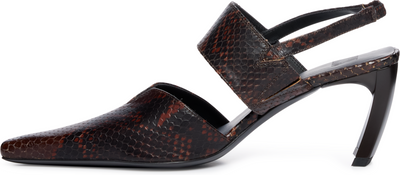 KNWLS Snake Embossed Serpent Mules