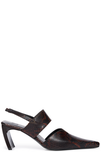 Picture of Snake Embossed Serpent Mules