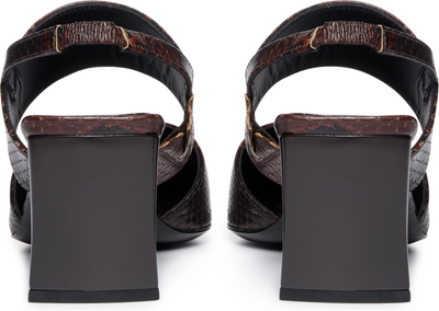 KNWLS Snake Embossed Serpent Mules