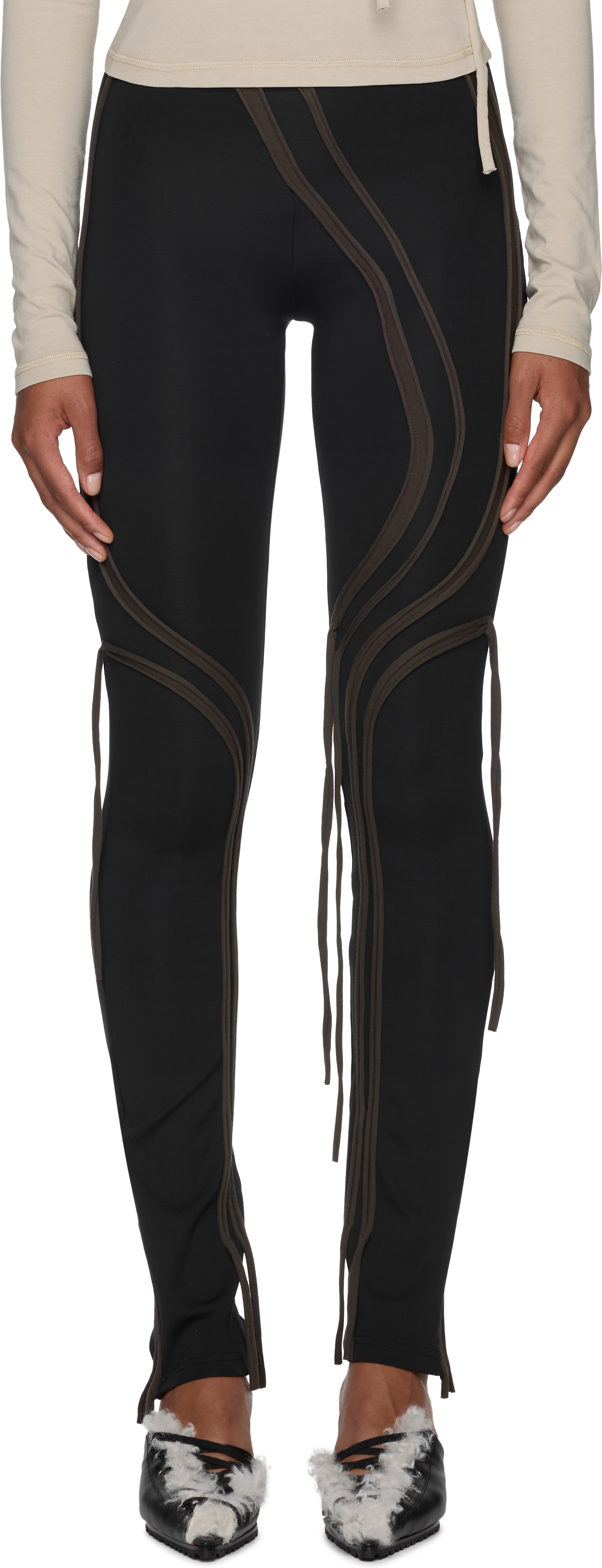 Ottolinger Appliqué Strappy Leggings