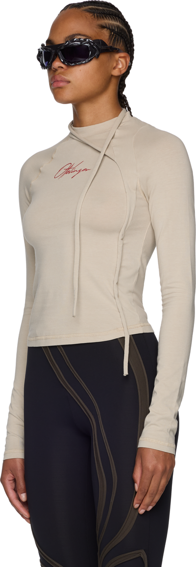 Ottolinger Deconstructed Fitted Long Sleeve Top