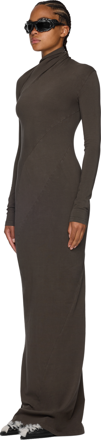 Ottolinger Twisted Long Sleeve Maxi Dress