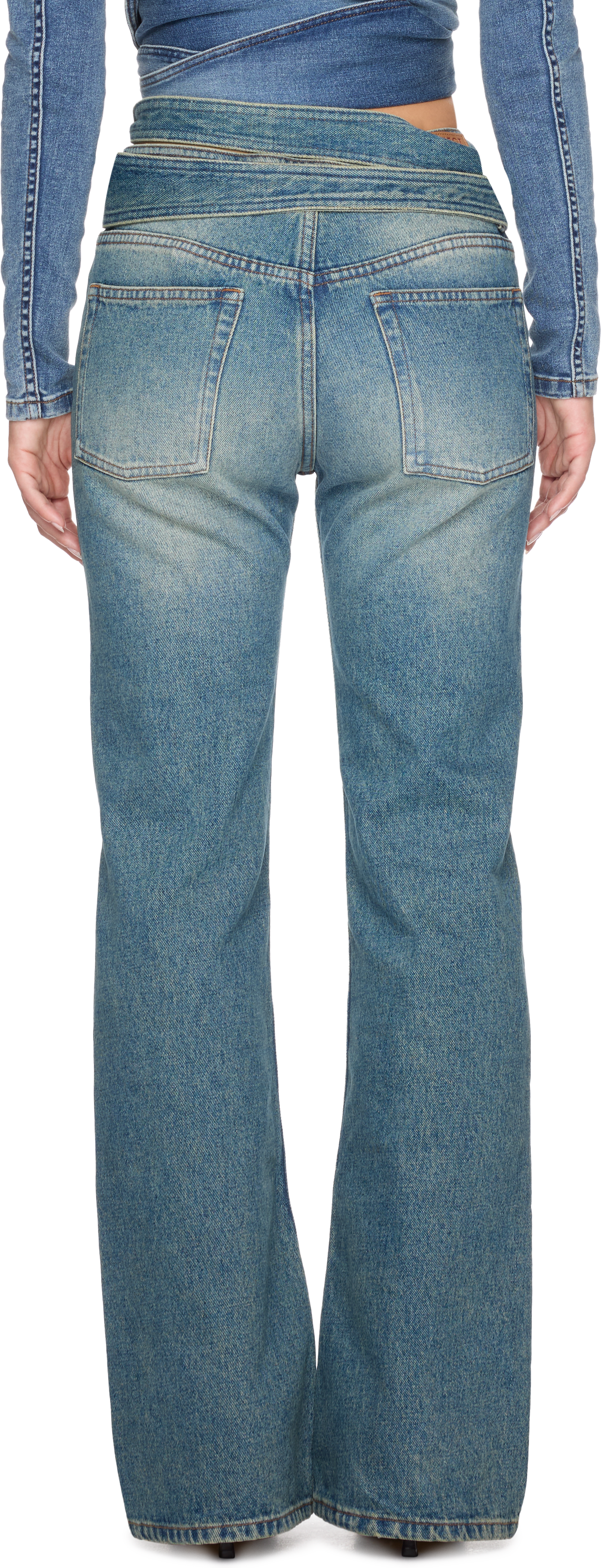 Y/Project Wrap Belt Jeans