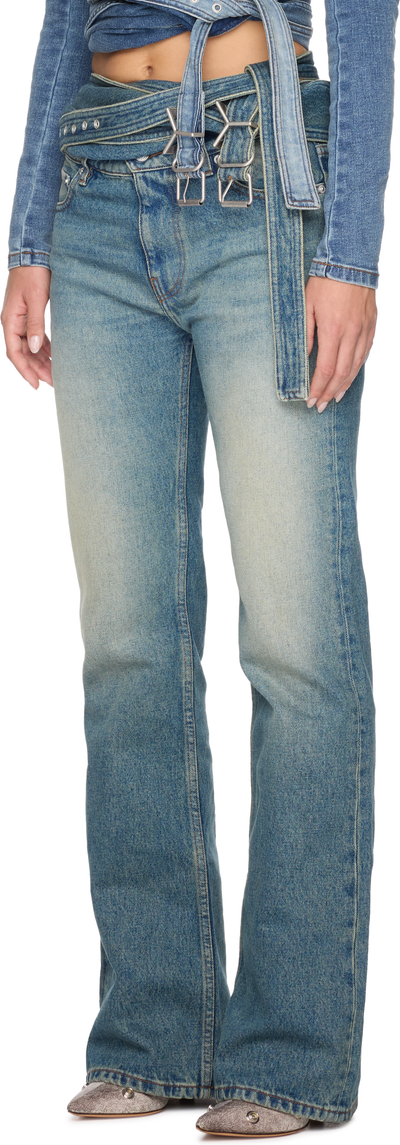 Y/Project Wrap Belt Jeans