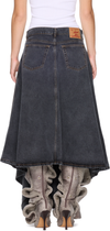 Y/Project Evergreen Cut Out Denim Skirt