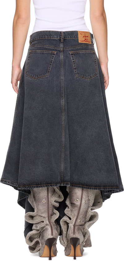 Y/Project Evergreen Cut Out Denim Skirt