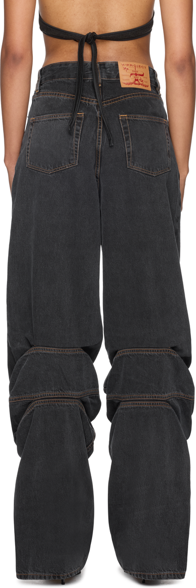 Y/Project Evergreen Draped Cuff Jeans