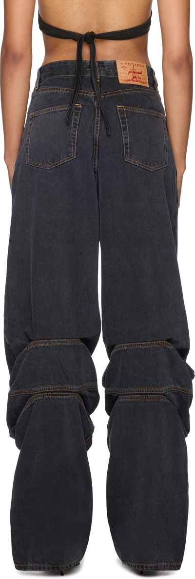 Y/Project Evergreen Draped Cuff Jeans