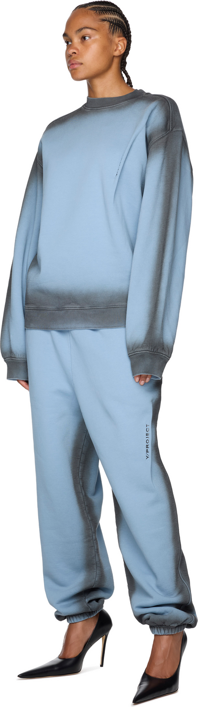 Y/Project Spray Printed Pinched Logo Sweatshirt