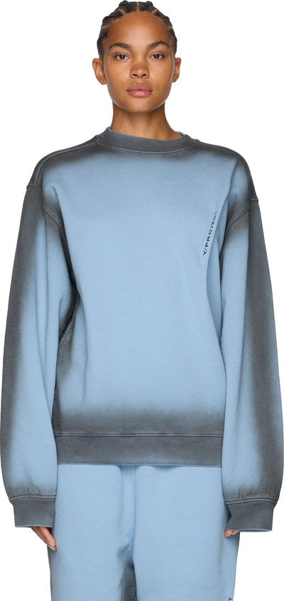 Y/Project Spray Printed Pinched Logo Sweatshirt