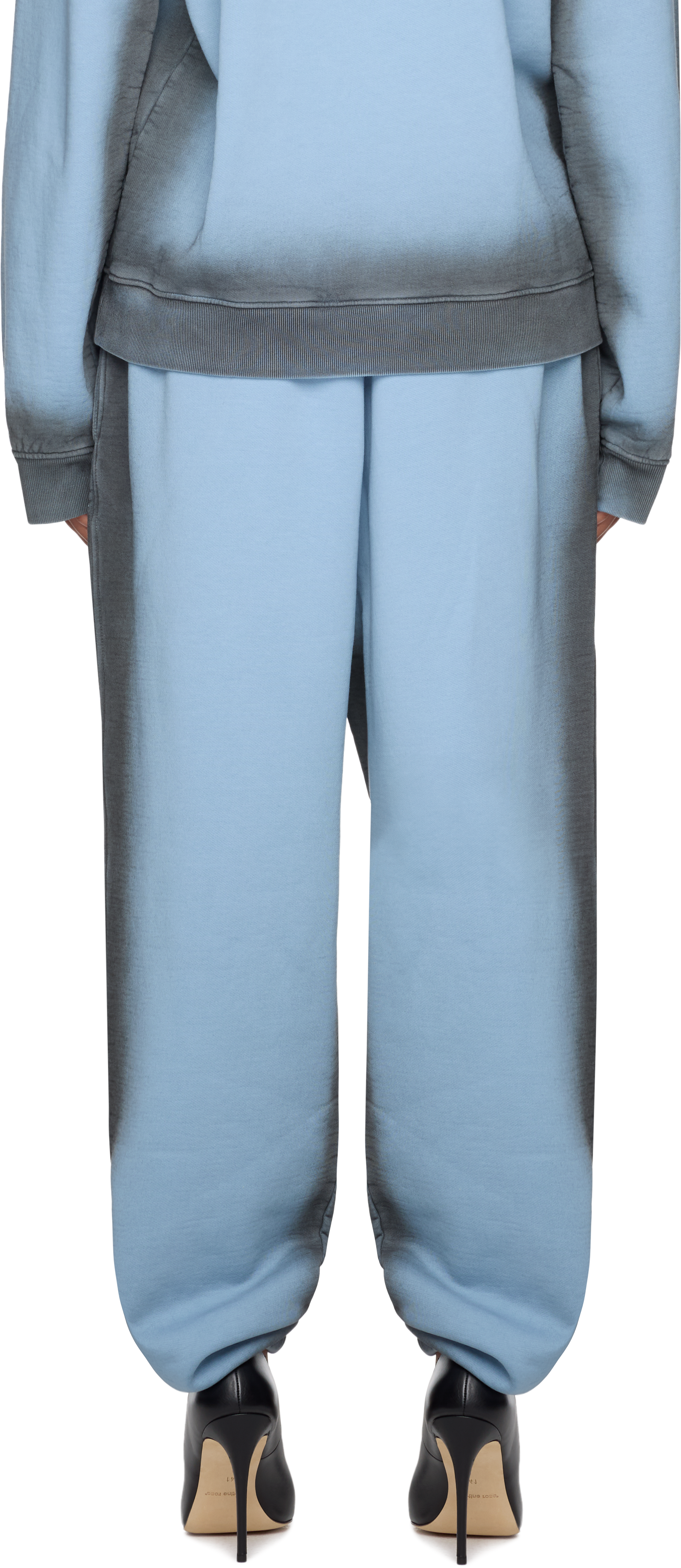 Y/Project Spray Printed Pinched Logo Sweatpants