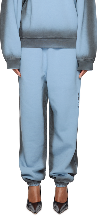 Y/Project Spray Printed Pinched Logo Sweatpants