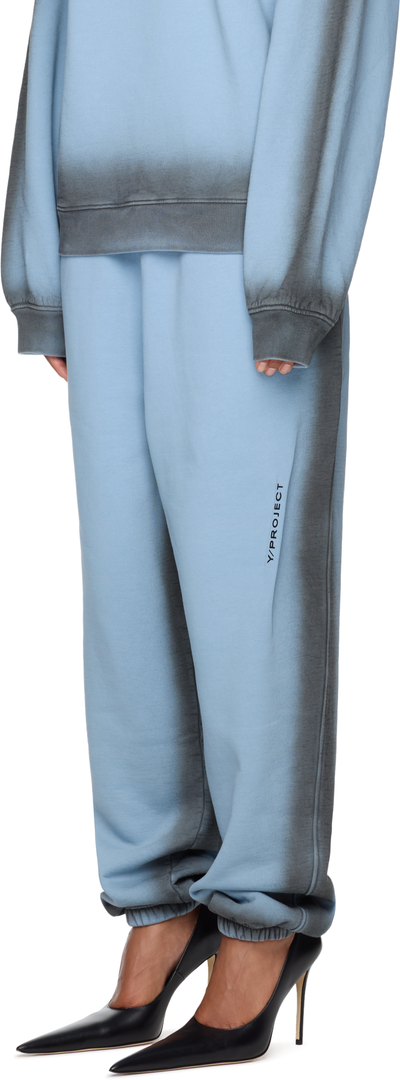 Y/Project Spray Printed Pinched Logo Sweatpants
