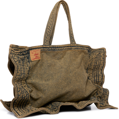 Y/Project Maxi Wire Cabas Denim Bag