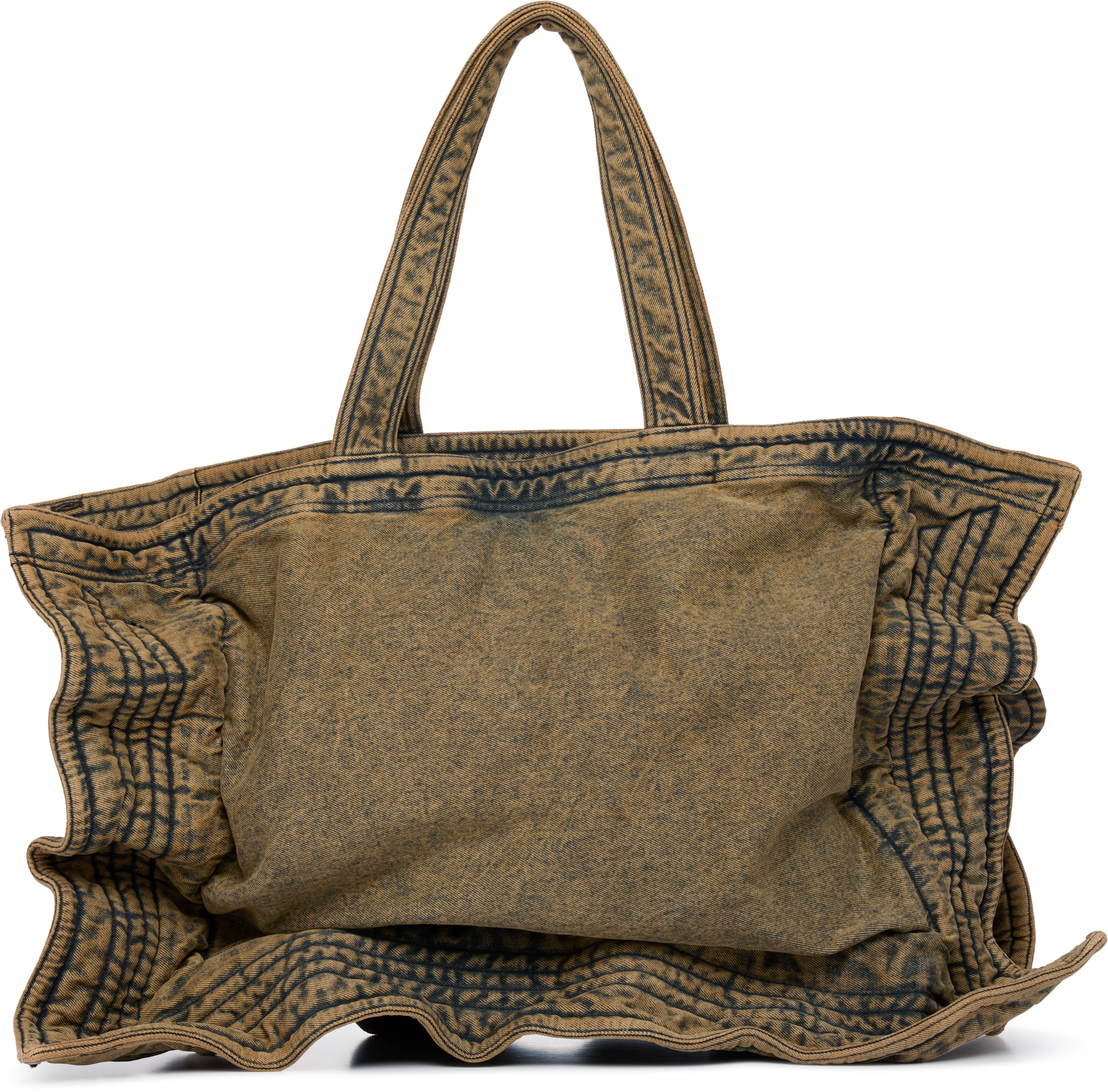 Y/Project Maxi Wire Cabas Denim Bag