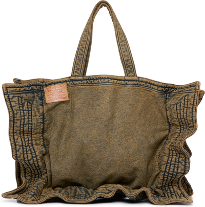 Y/Project Maxi Wire Cabas Denim Bag