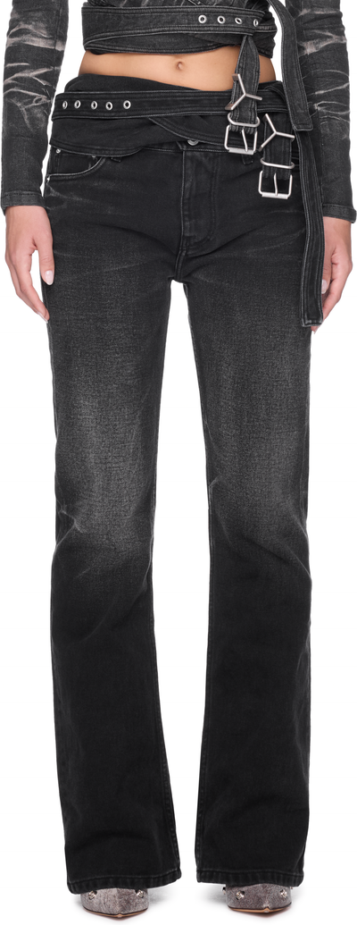 Y/Project Wrap Belt Jeans