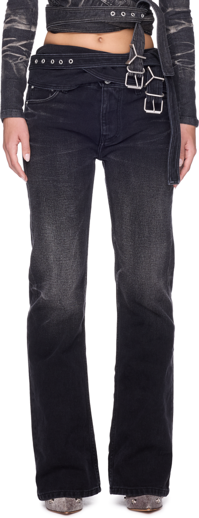 Y/Project Wrap Belt Jeans