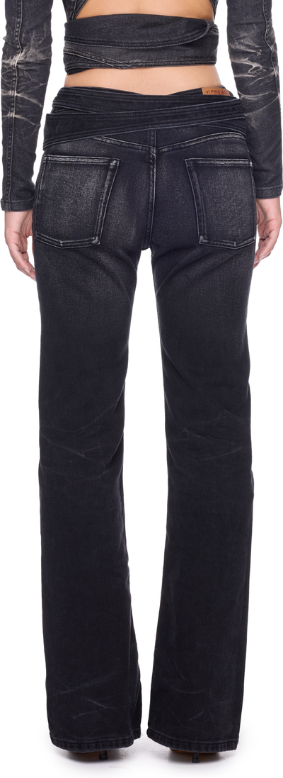 Y/Project Wrap Belt Jeans