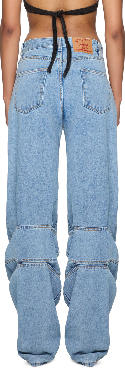 Y/Project Evergreen Draped Cuff Jeans