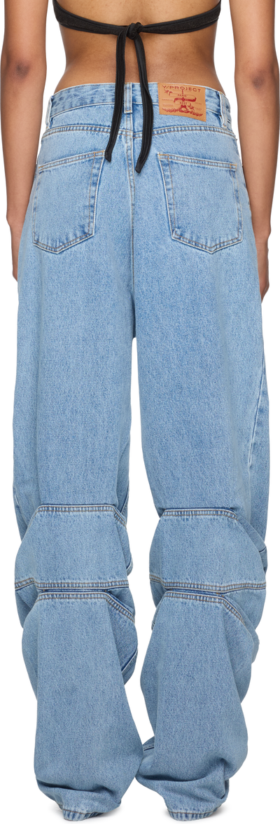 Y/Project Evergreen Draped Cuff Jeans