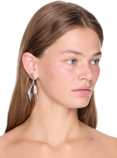 Y/Project Abstract Floral Earrings
