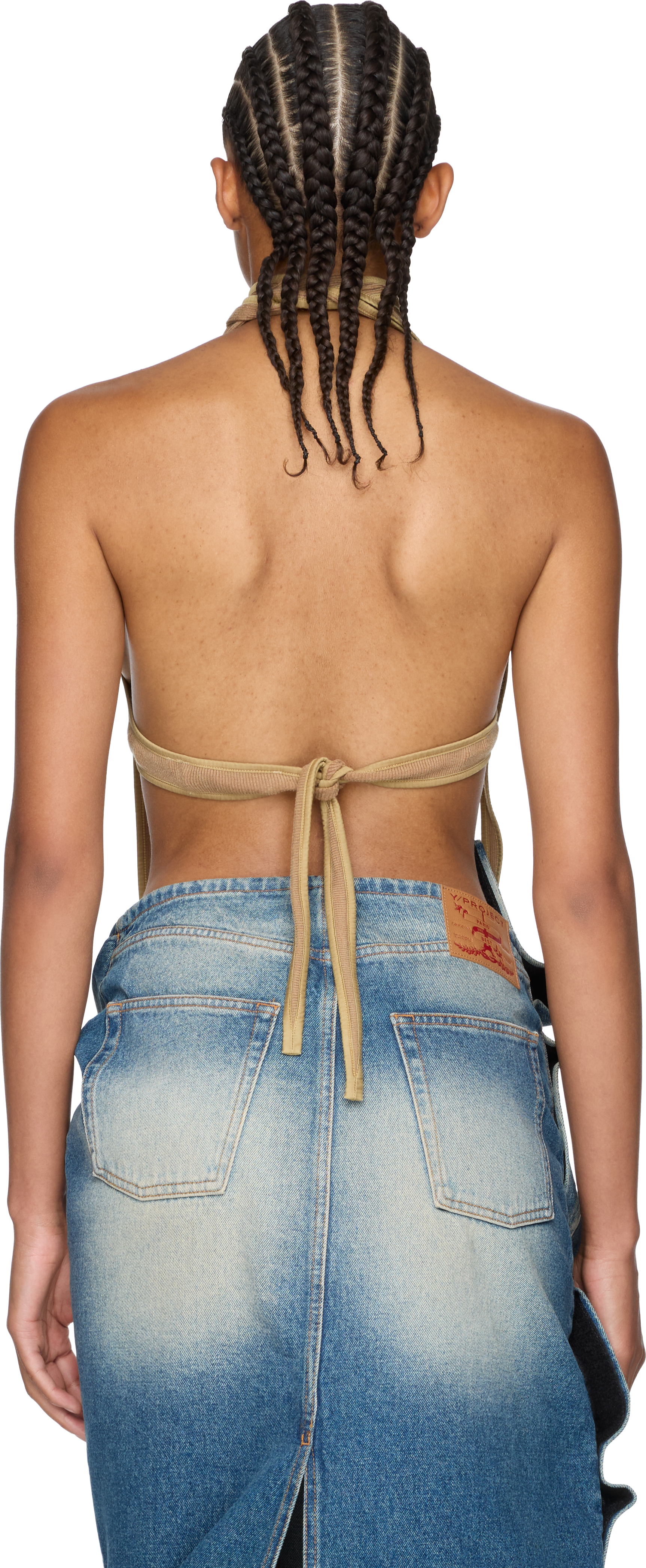 Y/Project Multi Scarf Bralette Top