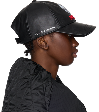 Martine Rose Leather Baseball Cap