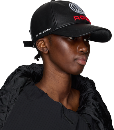 Martine Rose Leather Baseball Cap