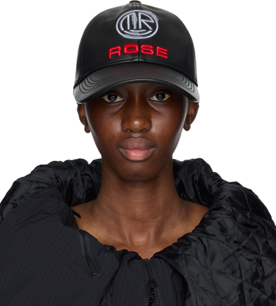 Martine Rose Leather Baseball Cap