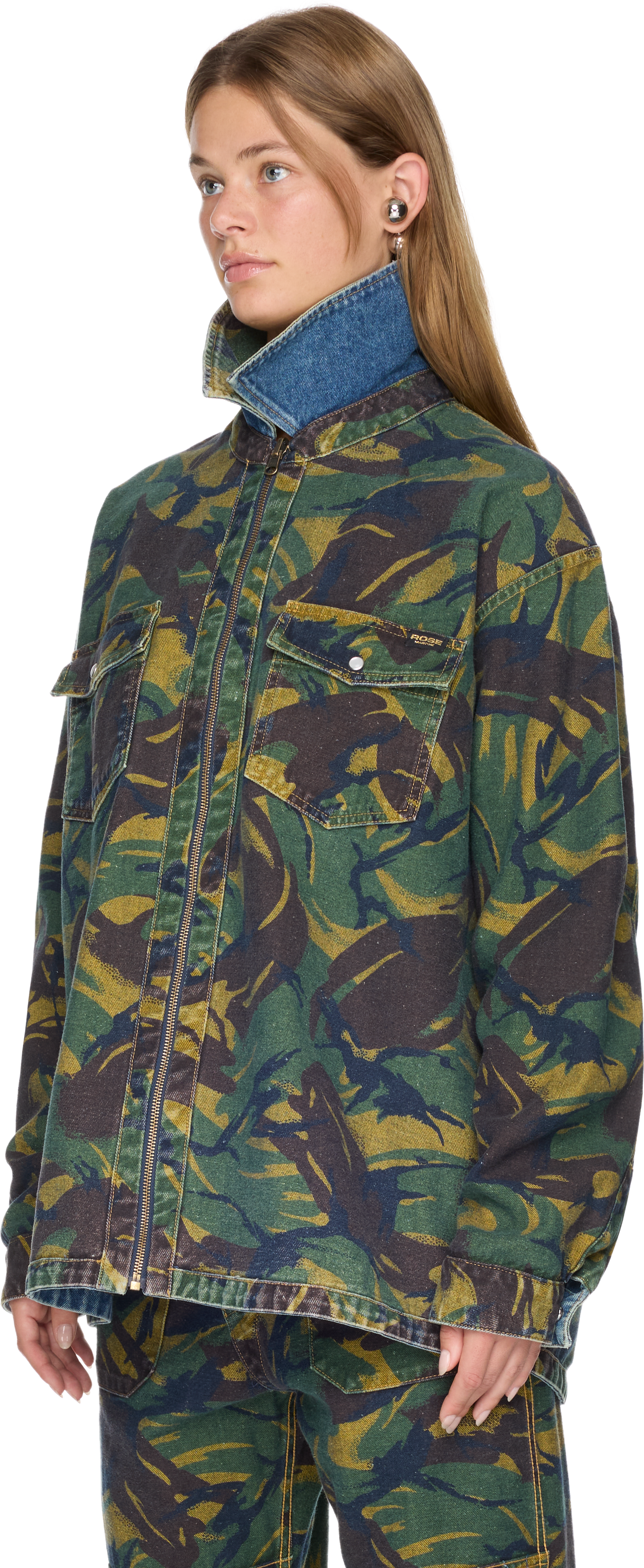 Martine Rose Reversible Camo Shirt