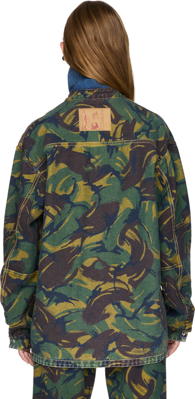 Martine Rose Reversible Camo Shirt