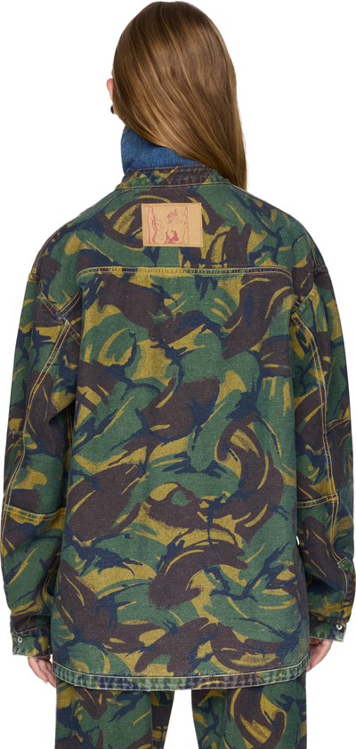 Martine Rose Reversible Camo Shirt