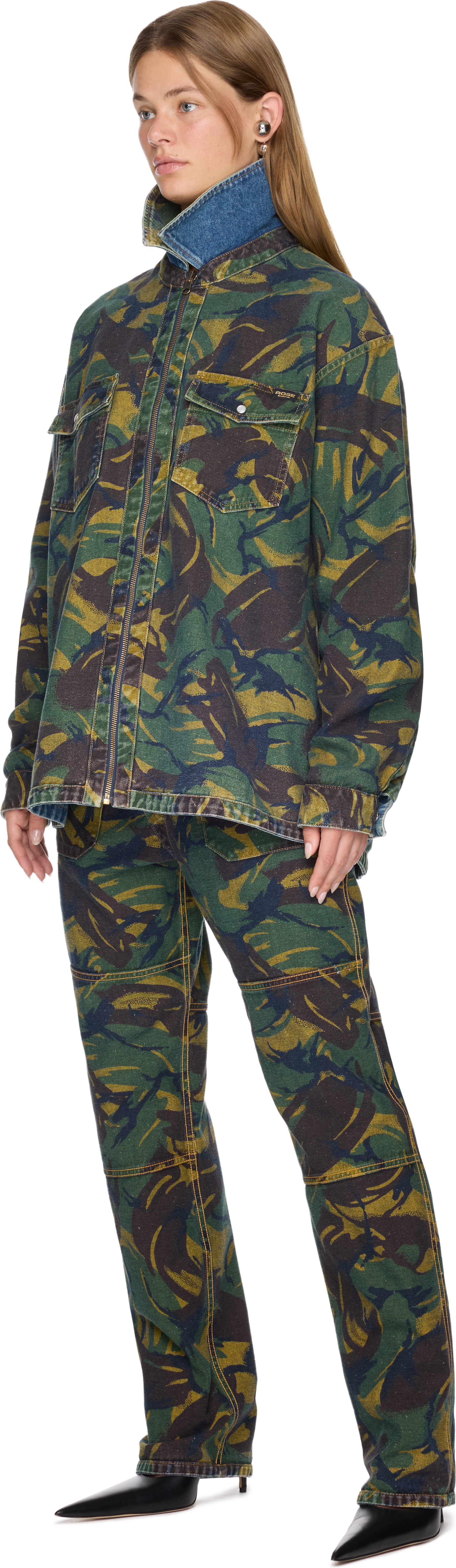 Martine Rose Reversible Camo Shirt