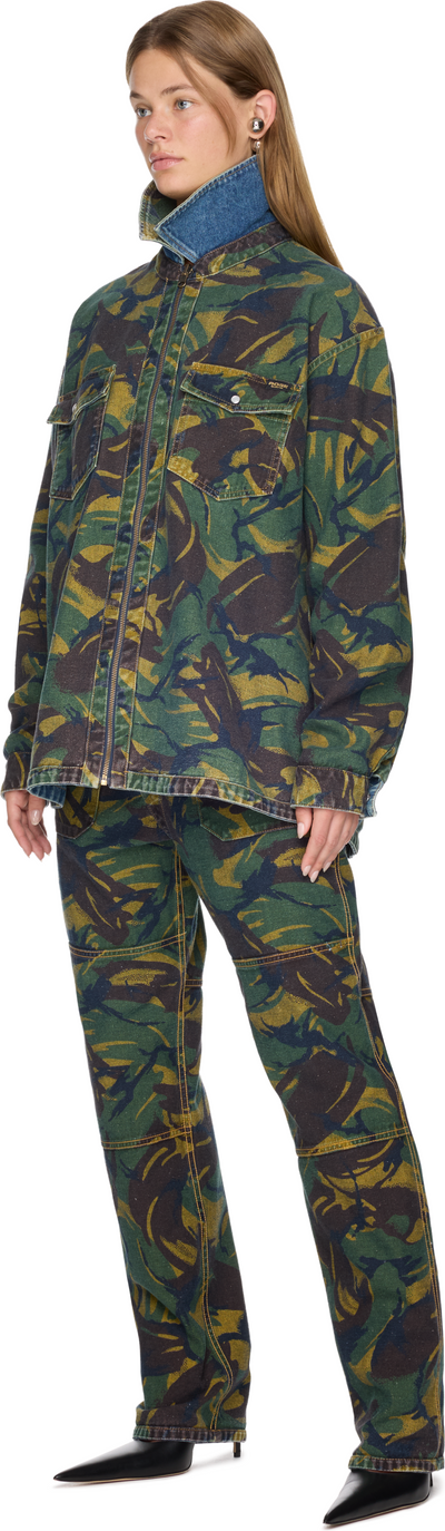 Martine Rose Reversible Camo Shirt