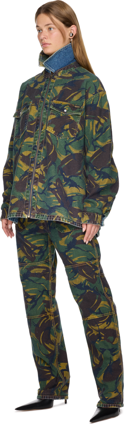 Martine Rose Reversible Camo Shirt