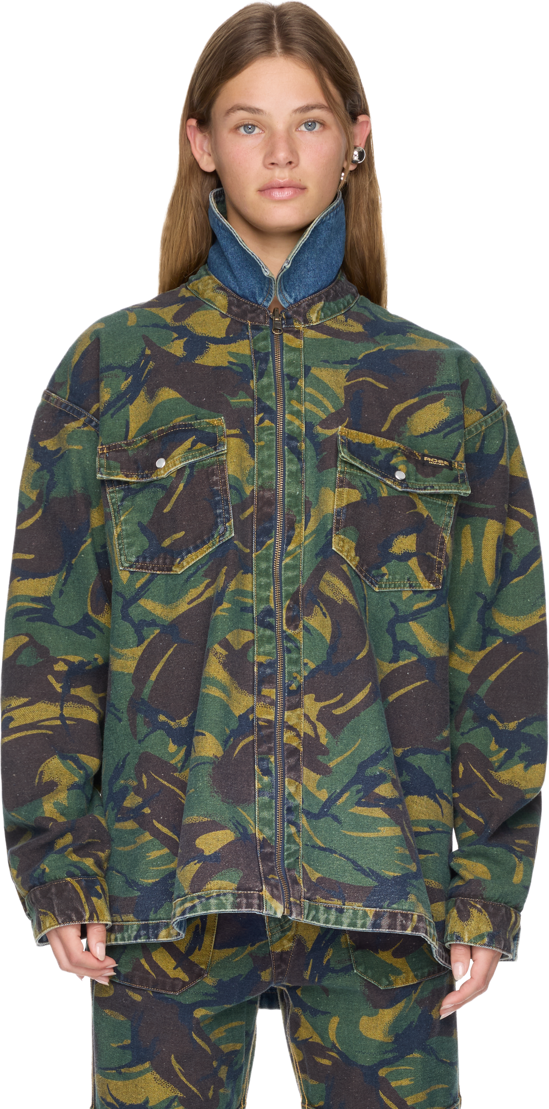 Martine Rose Reversible Camo Shirt
