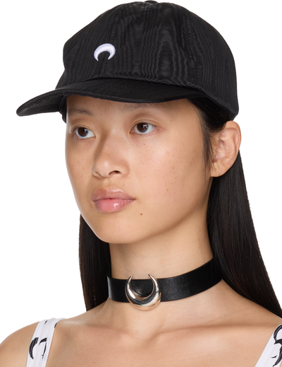 Marine Serre Recycled Pewter Moon Charm Choker