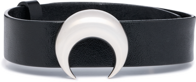 Marine Serre Recycled Pewter Moon Charm Choker