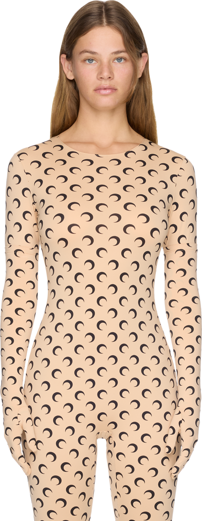 Marine Serre Regenerated All Over Moon Gloves