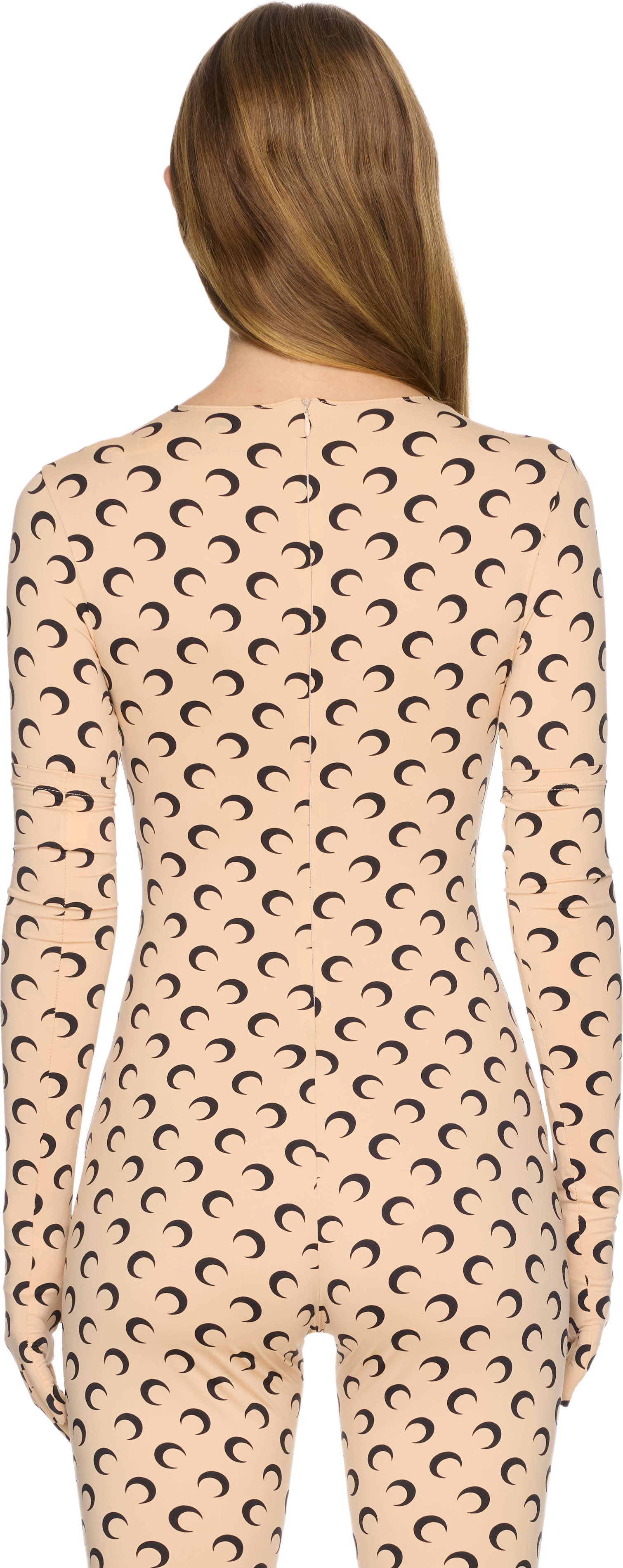 Marine Serre Regenerated All Over Moon Gloves