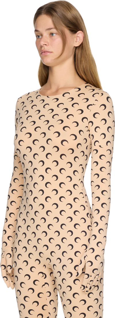 Marine Serre Regenerated All Over Moon Gloves