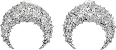 Marine Serre Swarovski Crystal Moon Studs