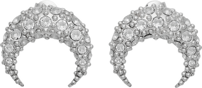 Marine Serre Swarovski Crystal Moon Studs