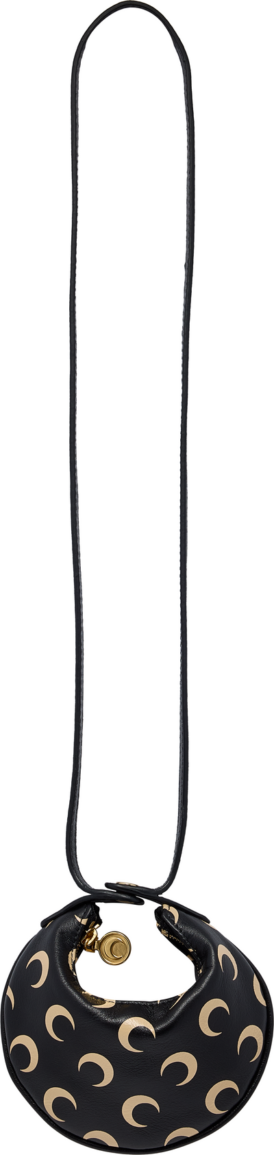 Marine Serre Moon Screenprint Leather Eclips Micro Bag