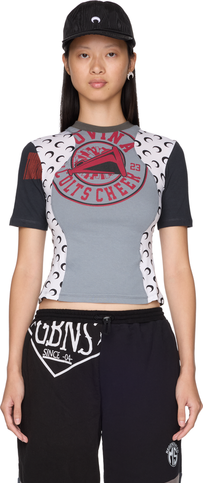 Marine Serre Regenerated Graphic T-Shirts Baby Fit T-Shirt