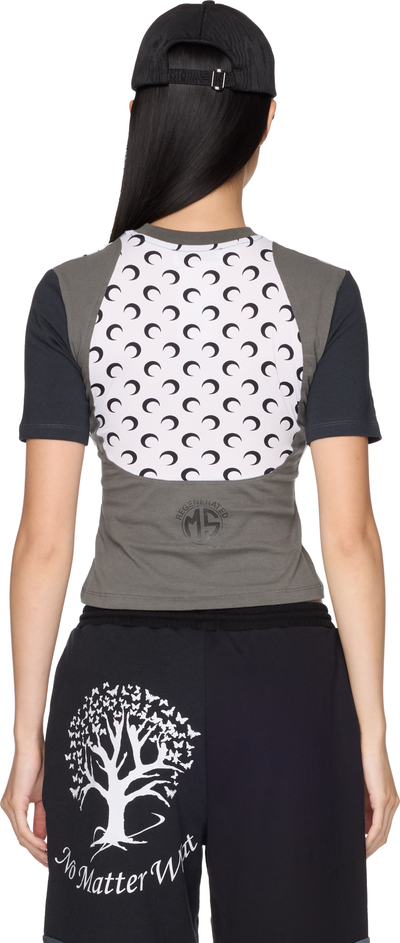 Marine Serre Regenerated Graphic T-Shirts Baby Fit T-Shirt