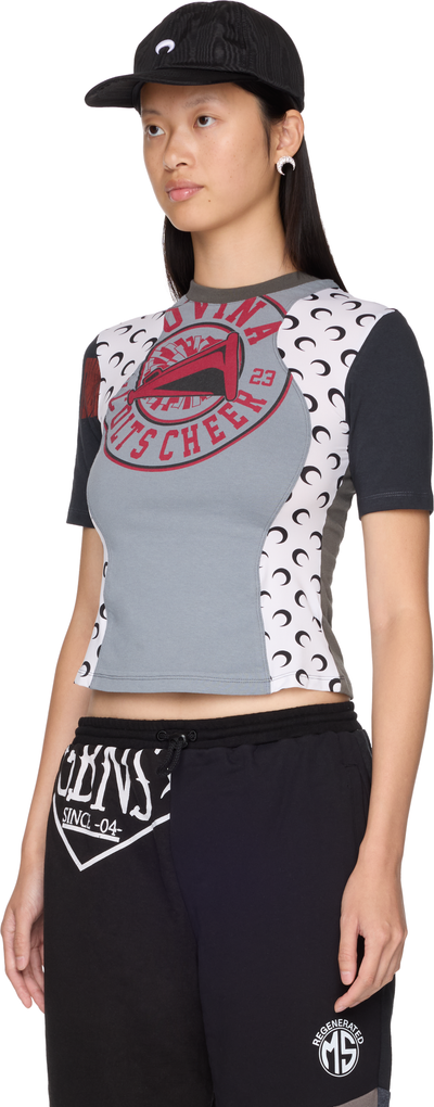 Marine Serre Regenerated Graphic T-Shirts Baby Fit T-Shirt