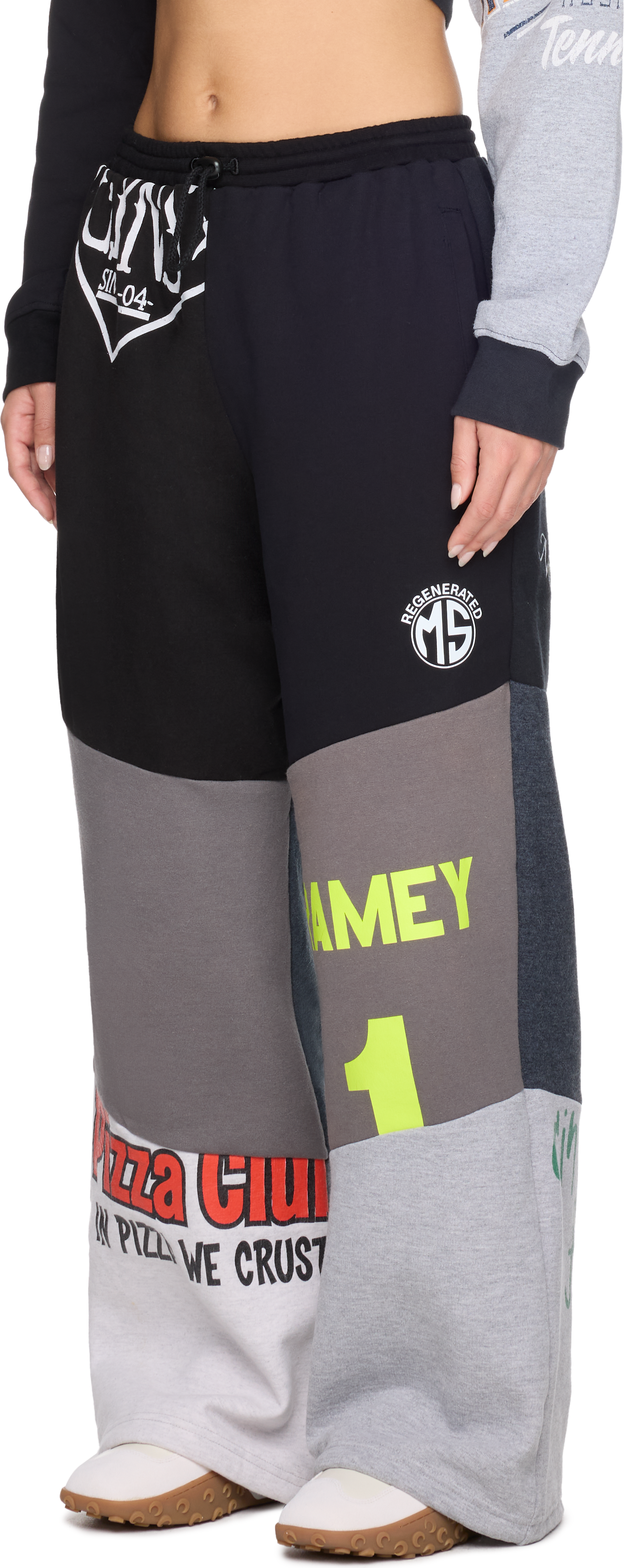 Marine Serre Upcycled Graphic Sweatshirts Sweatpants